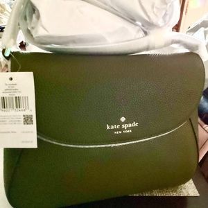 Kate Spade Monica Flap Crossbody in Enchanted Green